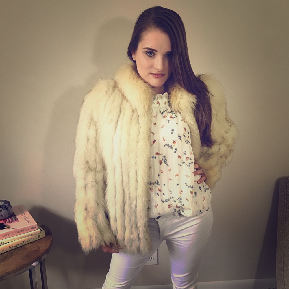 SAGA Blue Fox Fur Coat | Medium